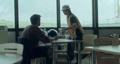 - That finished with?
- Yeah. Sorry, miss. - God's Own Country