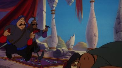 That was for ruining my wedding - Aladdin and the King of Thieves