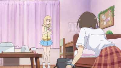 That freaked me out! Is your
volume set on Max or what? - Kase-san and Morning Glories