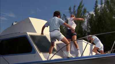 That gator better watch out. - Police Academy 5: Assignment: Miami Beach