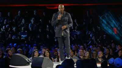 That gets bit by a radioactive rat
on his shift - Dave Chappelle: The Age of Spin