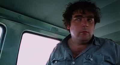 Hey man did you go in that slaughter roomWhere they shoot the cattle with that big air gunOh that that that gun's no good I was in there once with my uncleThe old way with a sledgeSee that was better They died better that wayHow come I thought the gun was - The Texas Chain Saw Massacre