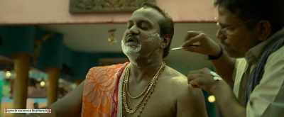 That hand… Mouth...
Beat him on the mouth. - Pushpa: The Rise
