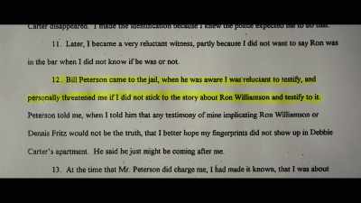 That if he didn't testify to certain facts
of the case - The Innocent Man