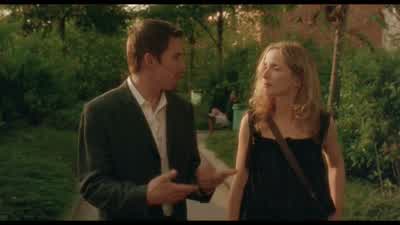 That I don't have any permanent place here you knowIn eternity or whatever you knowAnd the more I think that I can't go through life saying this is no big dealThis is it This is actually happening What do you think is interestingWhat do you think is funny - Before Sunset