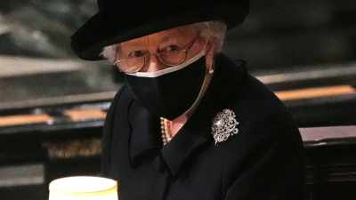 That image of her
at her husband's funeral - Elizabeth Windsor