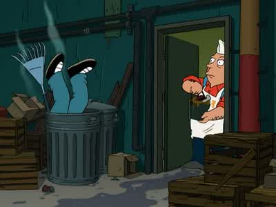 That is one unlucky guy. - Futurama