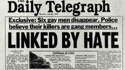 That it had not been suicide,
but it had been a hate crime. - Never Let Him Go