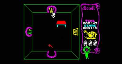That was just a simple Maze game with repeating graphics - The Rubber-Keyed Wonder