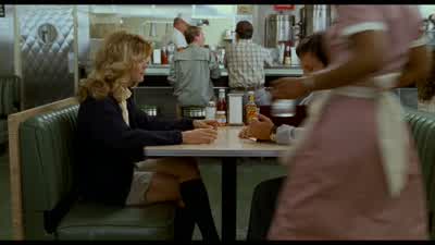 What can I get you I'll have a number threeThe chef's salad with the oil and vinegar on the sideAnd the apple pie à la modeChef and apple à la modeBut I'd like the pie heated and I want the ice cream on the sideI'd like strawberry if you have itIf not - When Harry Met Sally