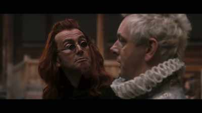 That just one of us goes
to Edinburgh, does both. - Good Omens