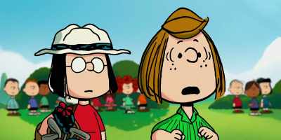 That kid with the big nose is here,
scoping out the competition. - Snoopy Presents: One-of-a-Kind Marcie