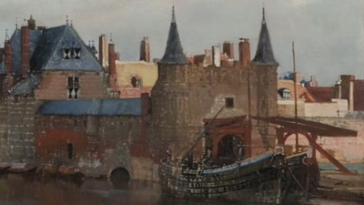 That kind of interplay between light
and dark throughout the composition - Vermeer: The Greatest Exhibition