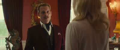 A moustache is rather like eating an egg without saltOh don't point that thing at meTold ya - Mortdecai
