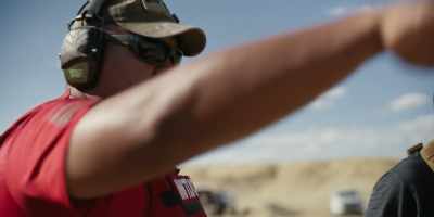 That last shot, you jerked it
to the right, okay? - Navajo Police: Class 57