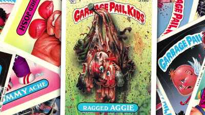 That lead to finally
have a logo being changed - 30 Years of Garbage: The Garbage Pail Kids Story