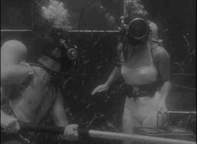 That was lesson number one.
He knows the prod can hurt him. - Revenge of the Creature