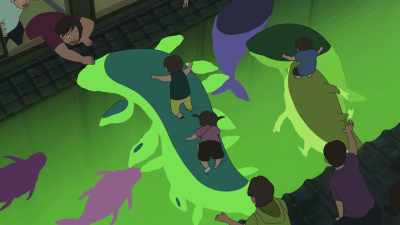 That light is similar to natural sunlight,
which means you can't do your weird magic! - Lu Over the Wall