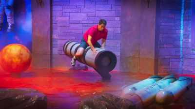 That looks like it was his first time
on a mechanical bull, - Floor Is Lava