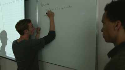 That makes... minus 2x squared - Being 17