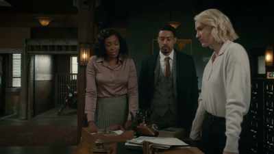 - That man is hiding something. - Frankie Drake Mysteries