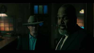 That man would've been featured
on "Atomic Dog." - Justified: City Primeval