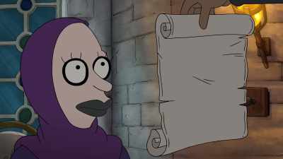 That means, if Derek becomes king,
you become regent, - Disenchantment