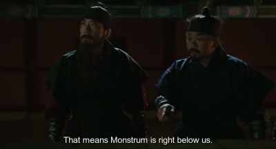That means monstrum is right below us. - Monstrum