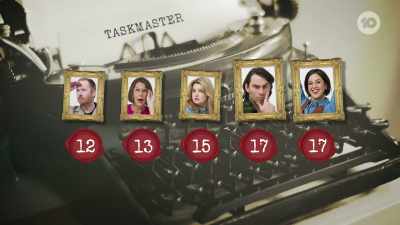 That means the first
tiebreaker in Taskmaster
Australia history. - Taskmaster