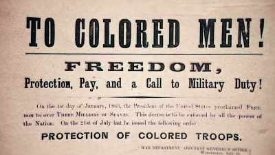 That they might fight
for their own freedom. - Abraham Lincoln