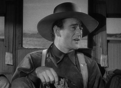 That was my kid brother that broke his arm - Stagecoach