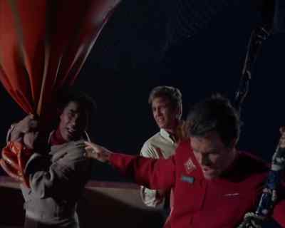 That nearly got 'em.
This'll bring 'em down. - Land of the Giants