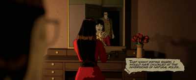 That night, eating shark, - Watchmen: Chapter I