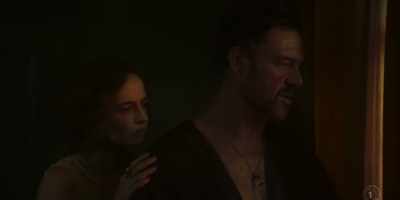 That night, when I was leaving,
he startled me; - The Luminaries