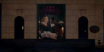 That night, in a Lacy's
Fifth Avenue window, - Katy Keene