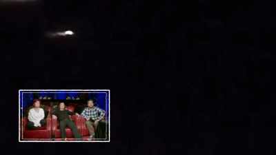 That is not a meteor.
What meteorite goes... [bleep] - The Osbournes Want to Believe