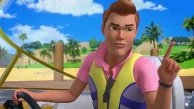 That was not my fault.
He was a total show off. - Barbie: A Touch of Magic