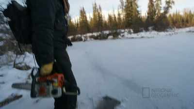 That is not very thick. - Life Below Zero: First Alaskans