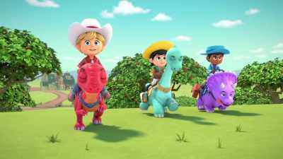 That is one big brontosaurus. - Dino Ranch