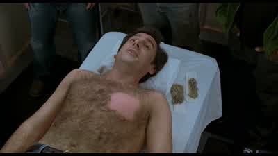 That one hurt just as much as the first oneThat's great man Man - The 40 Year Old Virgin