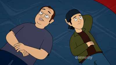 - That one looks like two bunnies.
- Oh yeah! - Corner Gas Animated