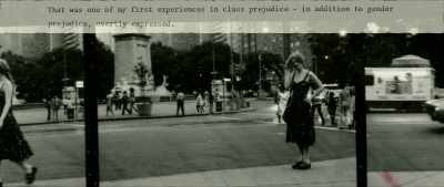 That was one of my first
experiences in class prejudice, - The Disappearance of Shere Hite