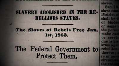That preliminary proclamation
said you have 100 days - Abraham Lincoln