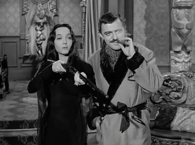 That was pretty close,
Morticia. Watch it. - The Addams Family