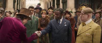 It s a business handshake Mr WonkaLets people know I mean business - Wonka