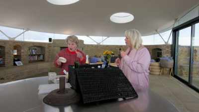-- That is raw milk artisan cheese,
made by the Fen. - Extraordinary Escapes with Sandi Toksvig