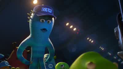 That was real dangerous kid I didn't even know you were in thereWow I didn't even know you were in thereNot bad kidMichael what do you have to say for yourselfHow do I become a Scarer - Monsters University