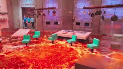 That is really high.
All right, that looks pretty safe. - Floor Is Lava