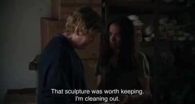 That sculpture was worth keeping.
I'm cleaning out. - 20,000 Species of Bees