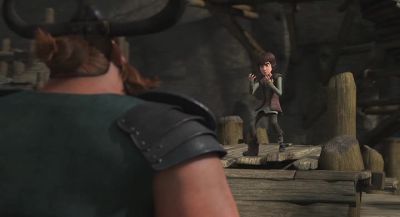 That sheep is a maniac. - Dragons: Dawn Of The Dragon Racers